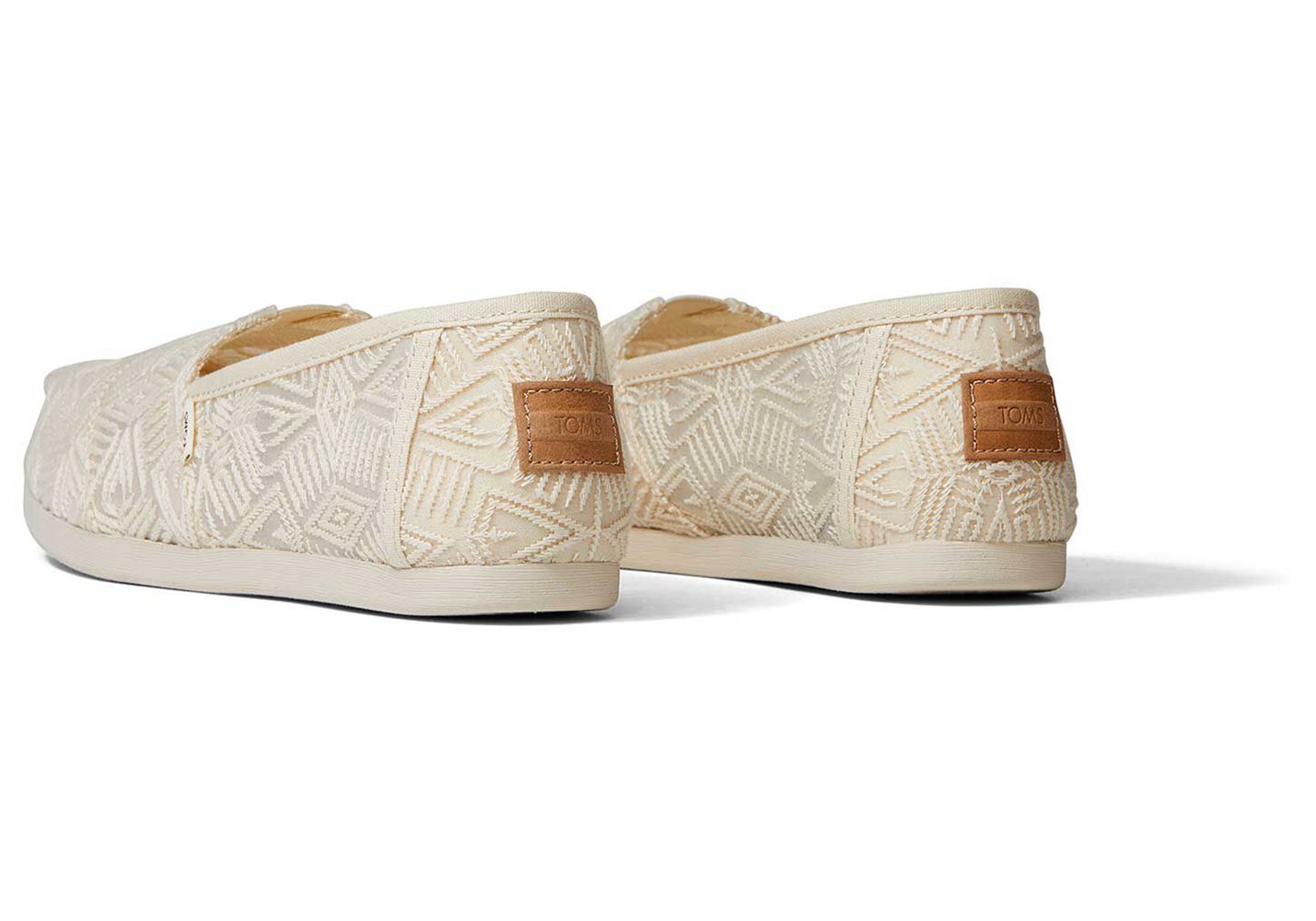 Toms Alpargata Geo Lace Espadrille Beige - Womens - 34289-KOPW